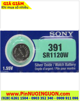 Pin SR1120SW; Pin đồng hồ Sony SR1120SW Silver Oxide 1.55v _Made in Indonesia _1Viên |HẾT HÀNG